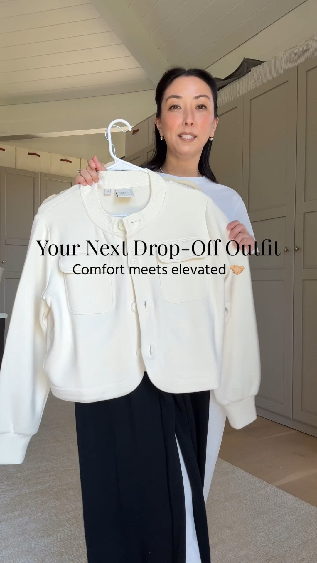 Your next drop off outfit can be elevated and comfy

Varley jacket xs
Everlane tee medium
Varley pants small 28” inseam. Typically wear the xs
New Balance sneakers 6
Polo hat
Mansur Gavriel tote
Electric Picks earrings 
Dorsey James necklace 15”

#LTKmomlife #LTKPetite