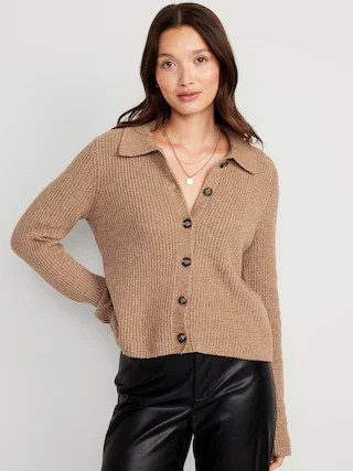 SoSoft Collared Cardigan Sweater for Women | Old Navy (US)