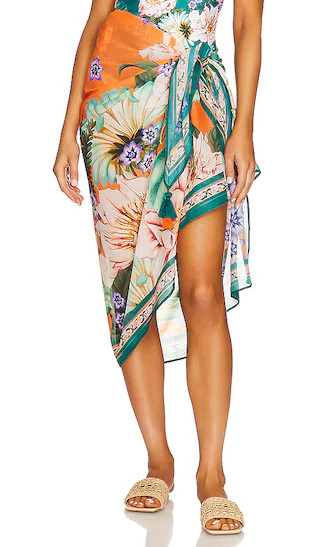 x REVOLVE Marine Sarong in Posy Green | Revolve Clothing (Global)