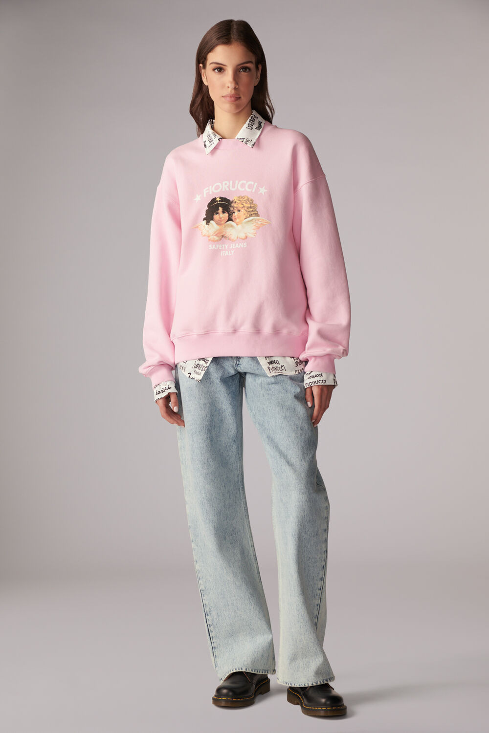 Safety Angels Sweatshirt Pink | Fiorucci | Fiorucci