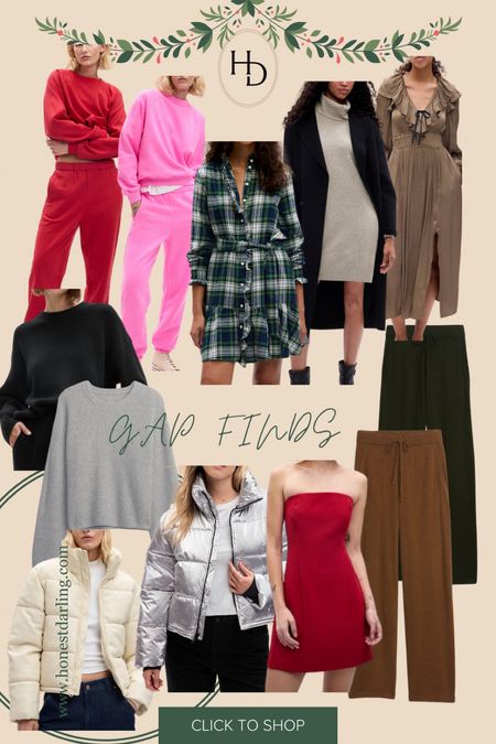 Cozy sweatshirts // sweatpants // loungewear // red dress // party dress // holiday outfits // cashmere // thanksgiving outfits // puffer coats // cropped puffer // 

#LTKfindsunder100 #LTKHoliday #LTKSeasonal