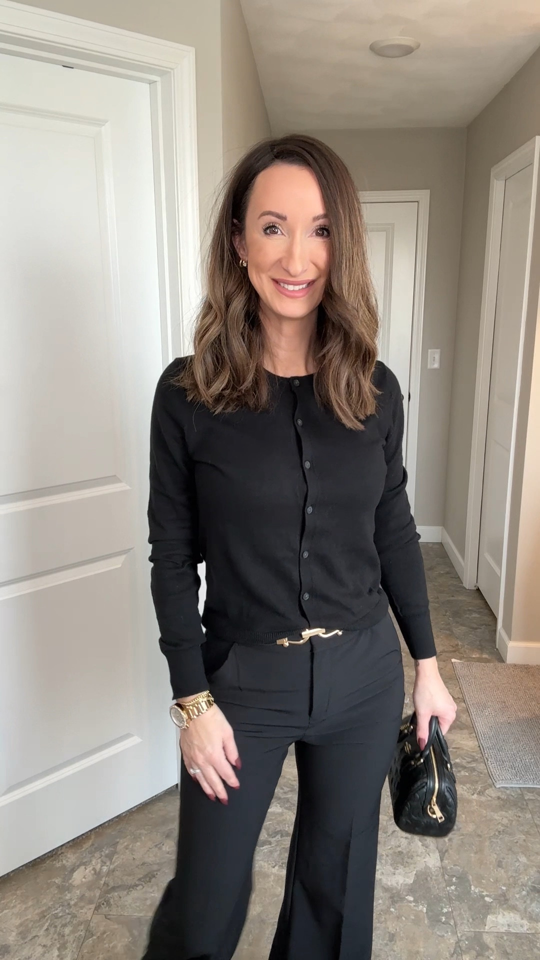 Two black cardigans, two easy outfits. Both are lightweight, comfy and perfect for work or everyday wear.

#LTKgrwm #LTKWorkwear