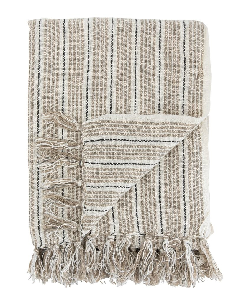 Neutral Stripe Throw | McGee & Co.