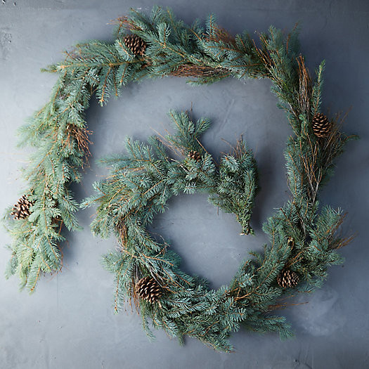 Fresh Fir + Pine Cone Garland | Terrain