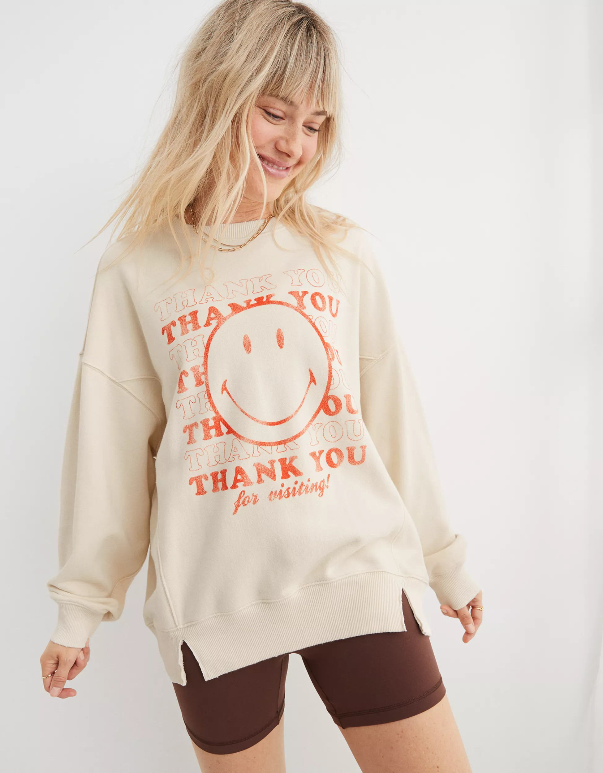 Aerie The Chill Crew Sweatshirt | Aerie