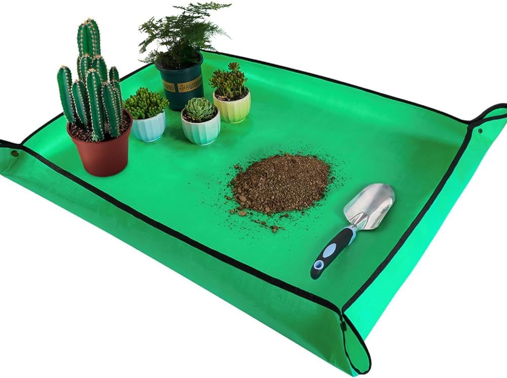39" x 31" Large Repotting Mat for Indoor Plants Transplanting Control Mess Table Top Gardener Por... | Amazon (US)