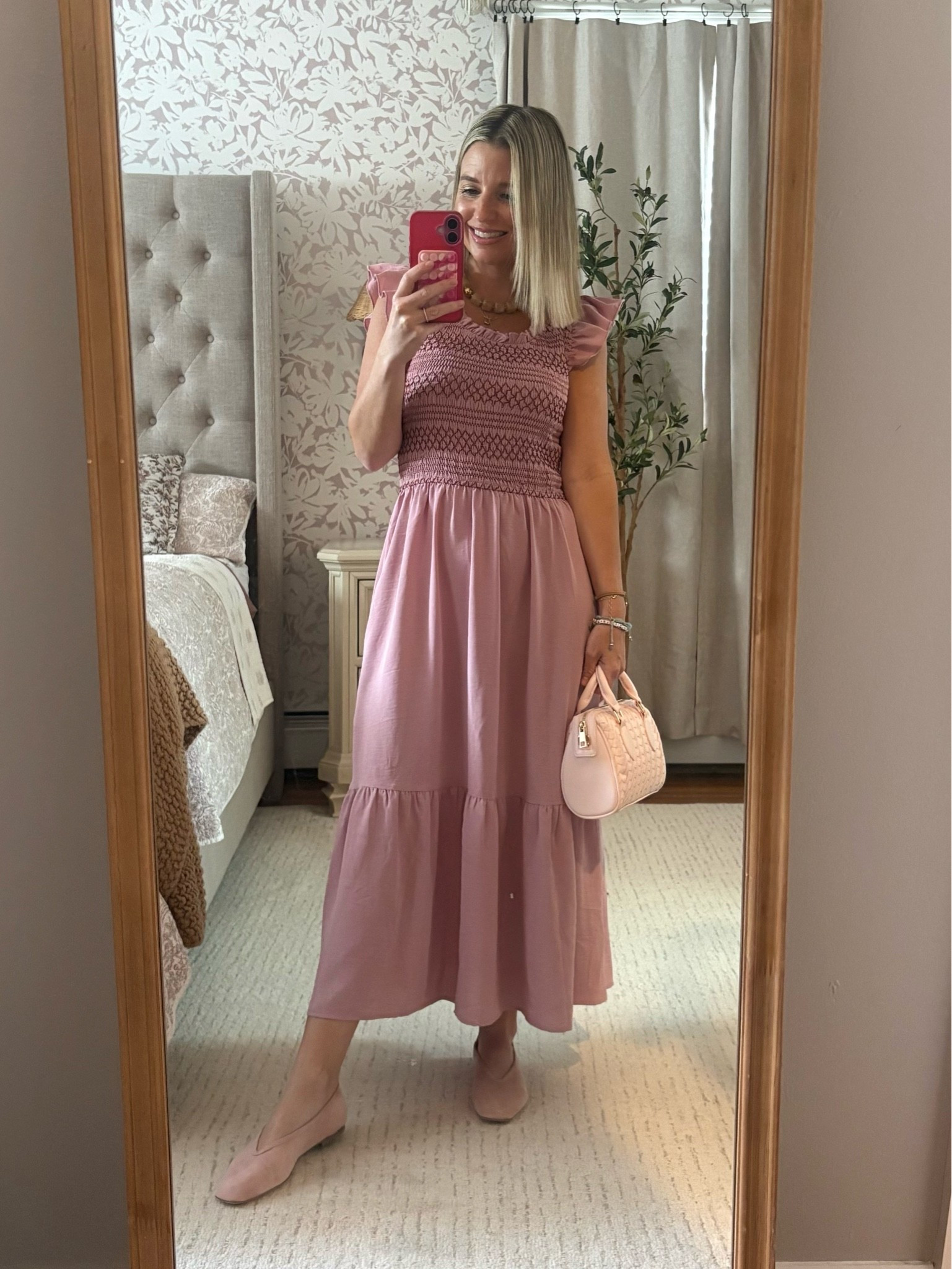Pink blush dress - fit is 10/10!!

#LTKPetite #LTKSaleAlert #LTKootd