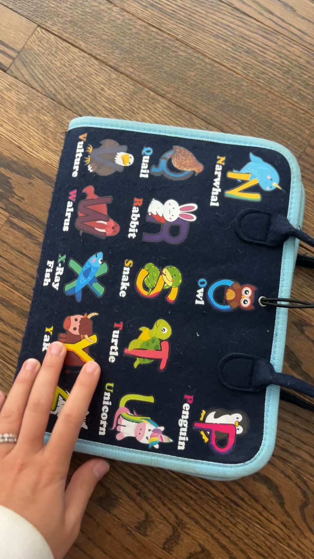 the cutest busy book for the airplane! This made traveling with a one year old a little easier :) from Amazon and fit right in my backpack easy. 

#LTKTravel #LTKFamily #LTKBaby