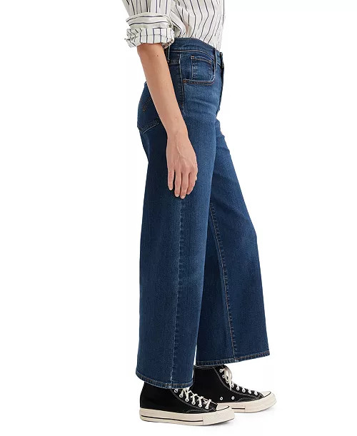 Women's High-Rise Wide-Leg Ripped Jeans | Macy's Canada