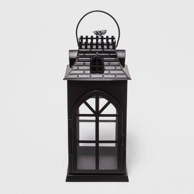 18&#34; Metal Lantern Halloween Decorative Sculpture - Hyde &#38; EEK! Boutique&#8482; | Target