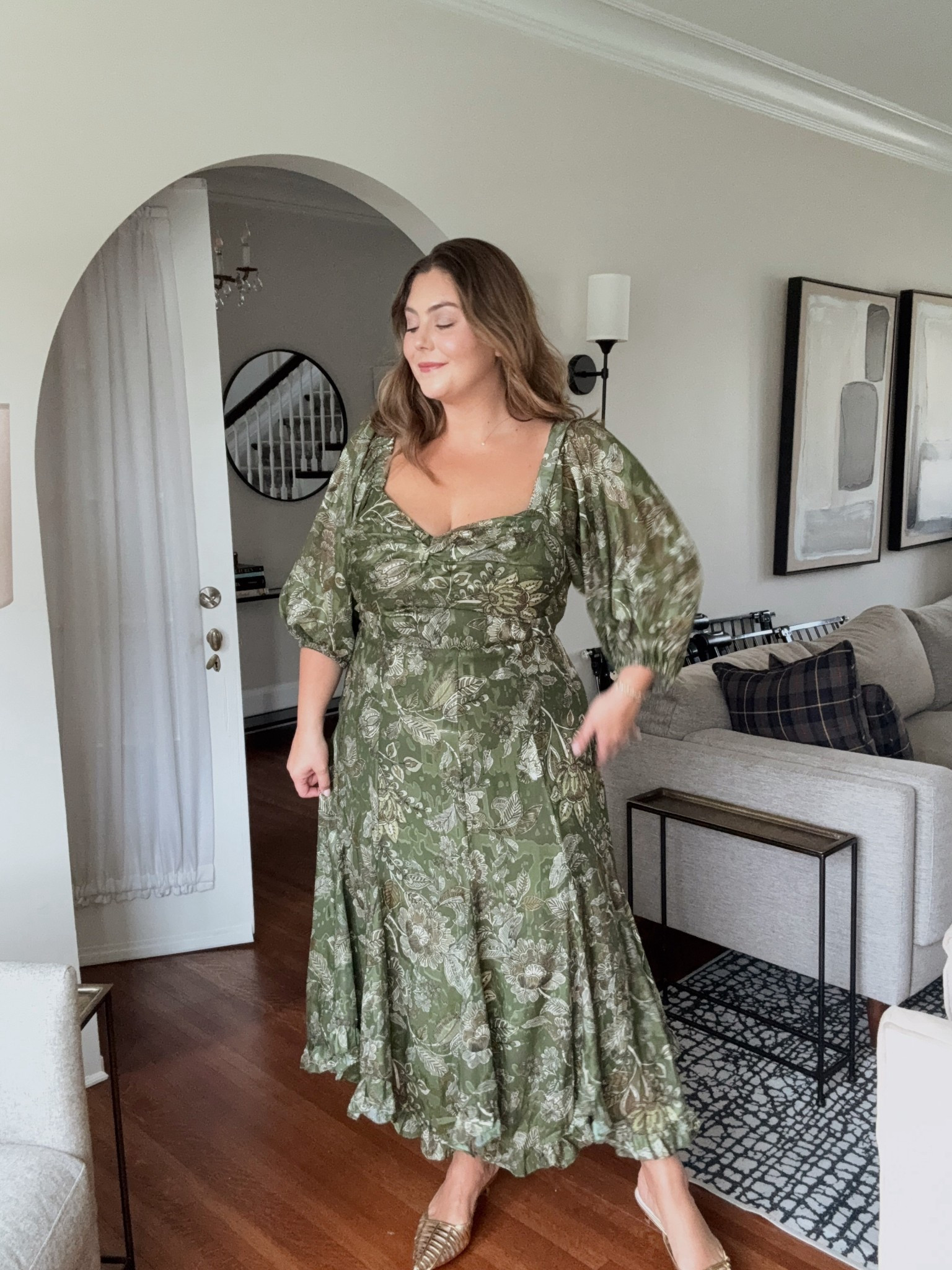 Wearing size 1X in dress - spring fashion, spring wedding guest dress. Use CARALYM at CAKES Body, use CARALYN15 at Spanx on your first order 

#LTKMidsize #LTKStyleTip #LTKWedding