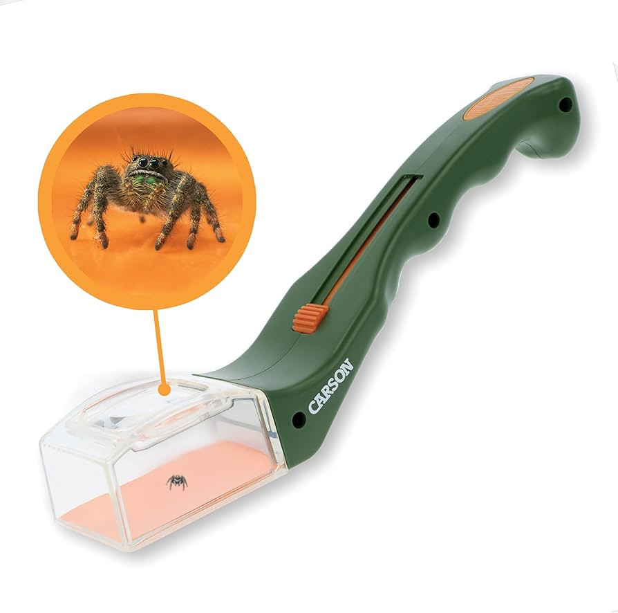Carson BugView 5X Magnifying Glass Quick-Release Bug Catcher Indoor and Outdoor Tool for Kids or ... | Amazon (US)