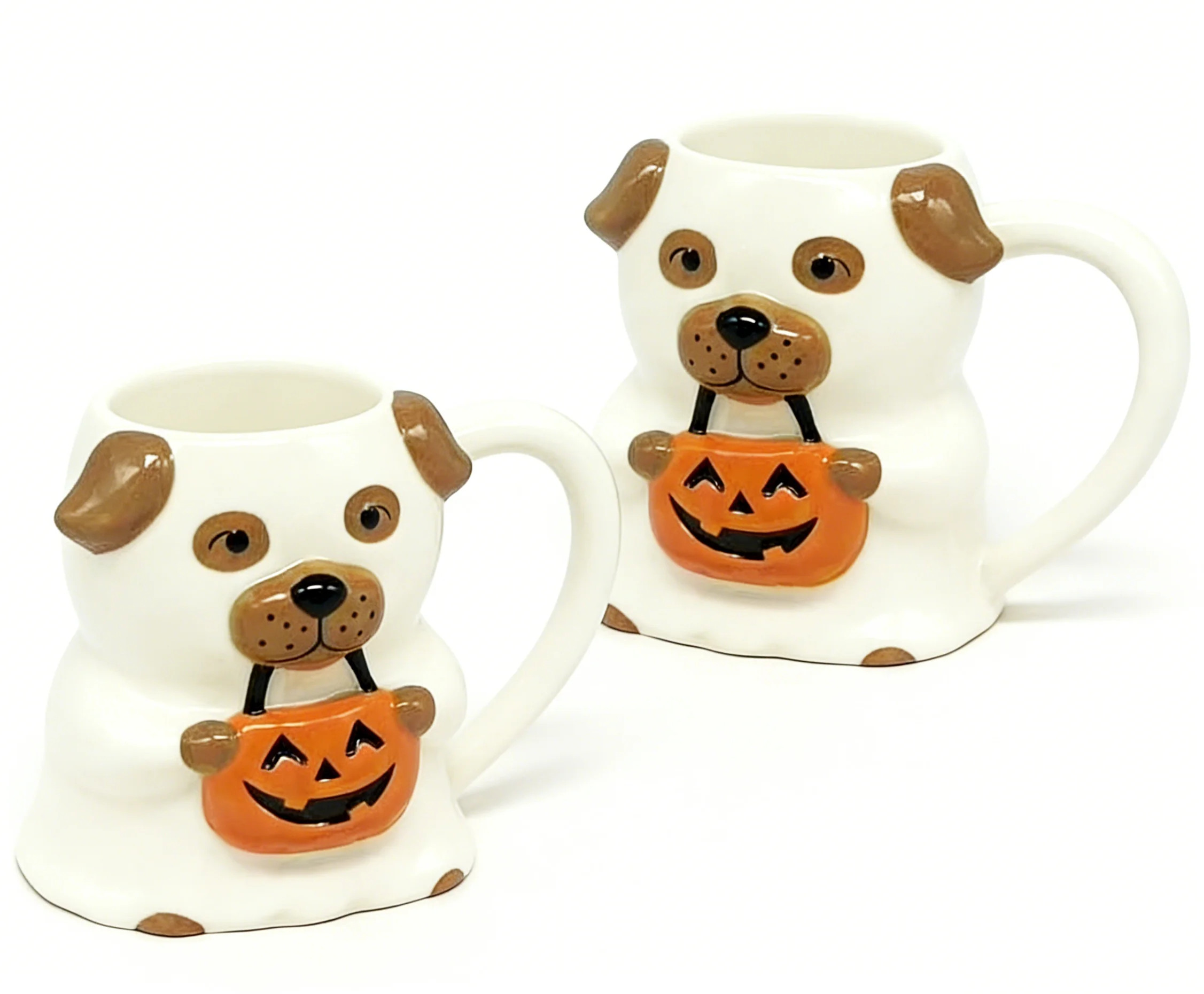Way to Celebrate Ceramic Ghost Dog Mug, 2 Pack | Walmart (US)