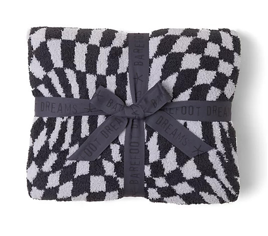 Barefoot Dreams CozyChic Checkered Blanket | QVC