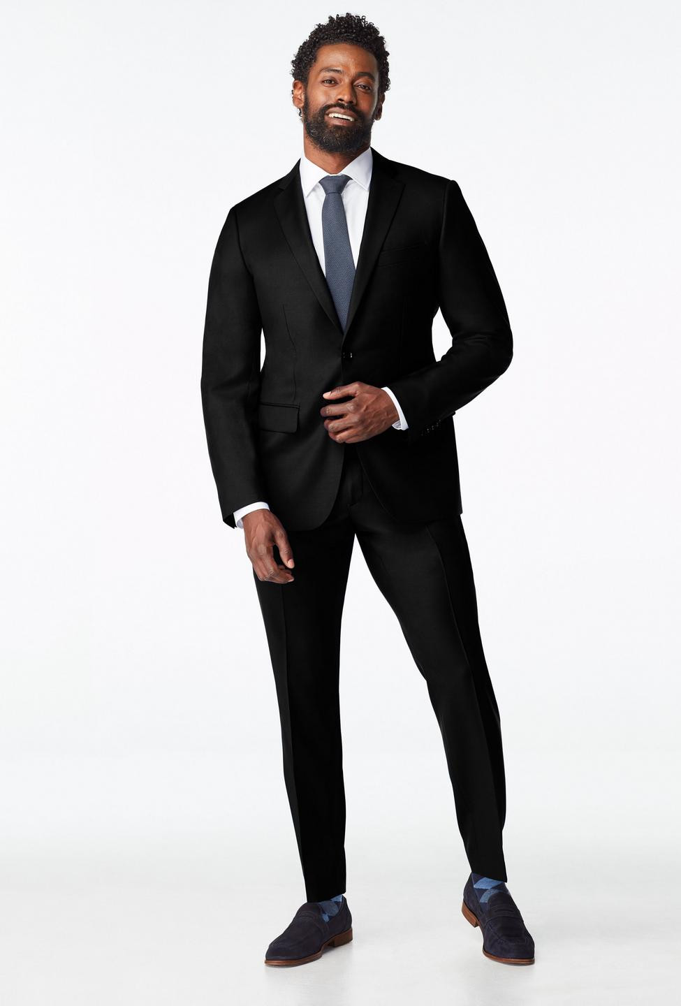 Men's Custom Suits - Hexham Black Suit | INDOCHINO | Indochino