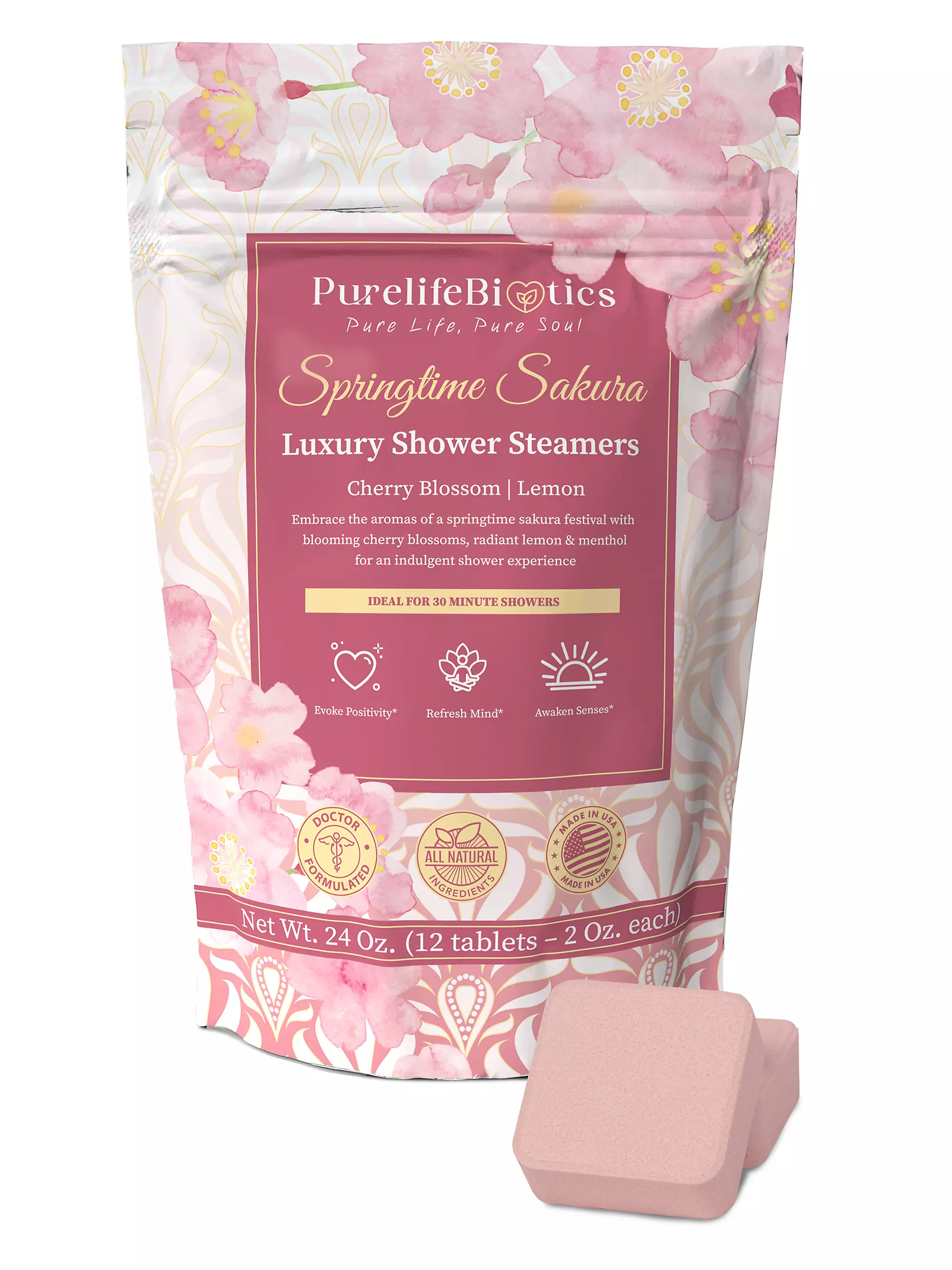 Springtime Sakura Luxury Shower Steamers | Saks Fifth Avenue