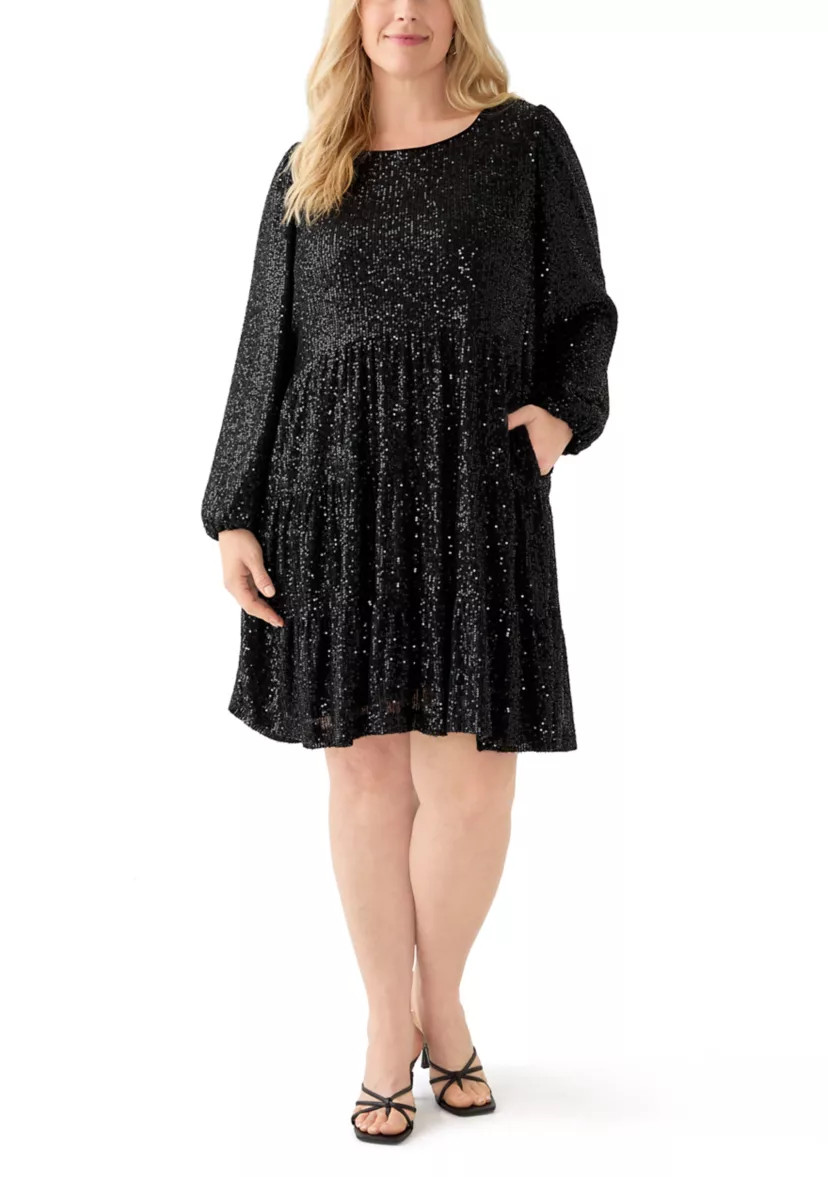 Plus Size Sequin Dress | Belk