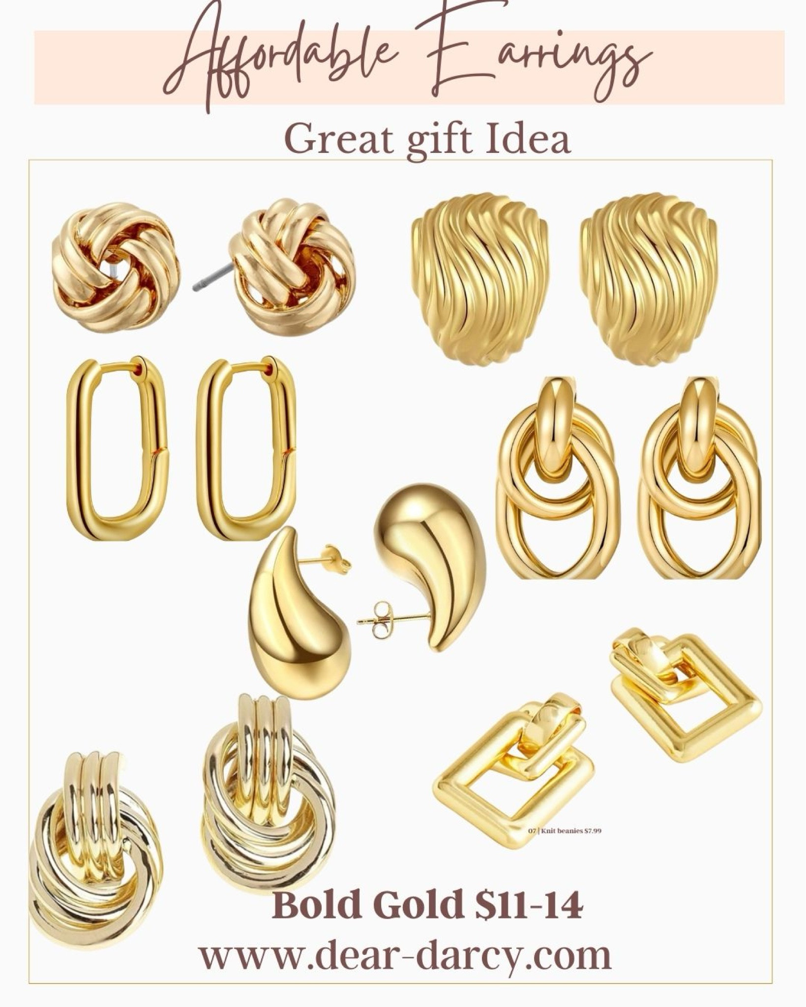 Affordable  Earrings that make a great Christmas gift
For all the women on your list✔️✔️✔️

From $11-20


#LTKGiftGuide #LTKSaleAlert #LTKFindsUnder50