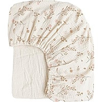 Konssy Muslin Crib Sheets for Girl Boy, Soft and Breathable Cotton Baby Sheets for Standard Crib ... | Amazon (US)