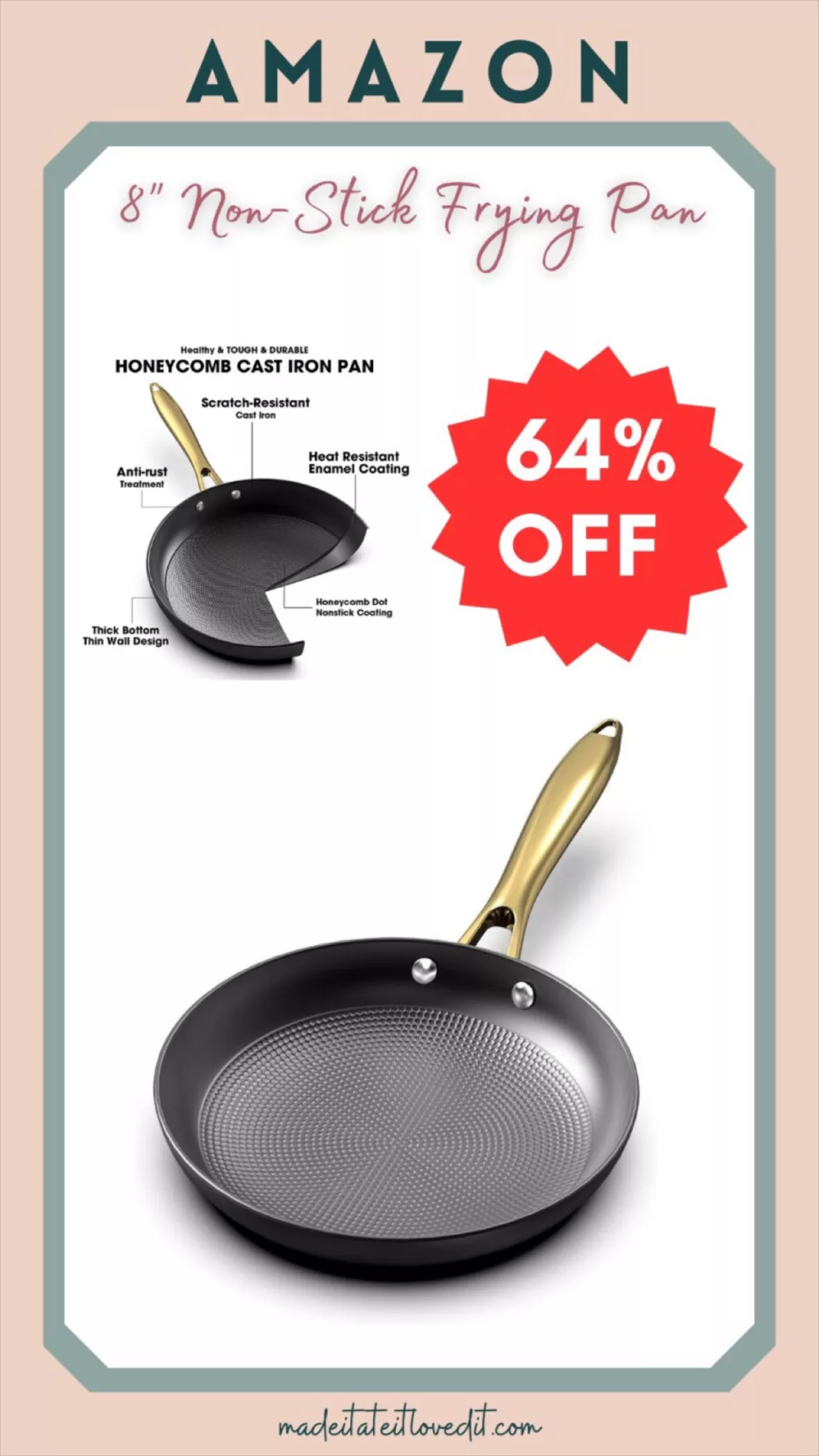 ] #ad imarku Non stick Frying Pans, Long Lasting 10 Inch