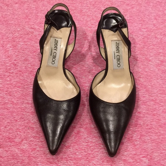 Jimmy Choo Brown Leather Pointed Toe Pump Size 36 | Poshmark