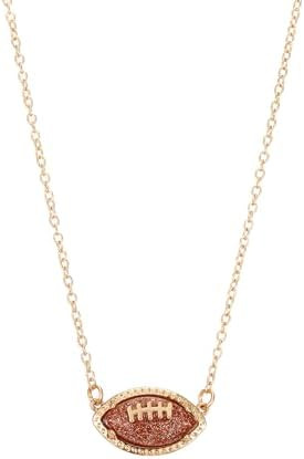 Football Necklace for Women Sports Game Day Necklace Sports Fan Necklaces Accessories | Amazon (US)