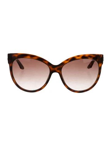 Christian Dior Tortoiseshell Cat-Eye Sunglasses | The Real Real, Inc.