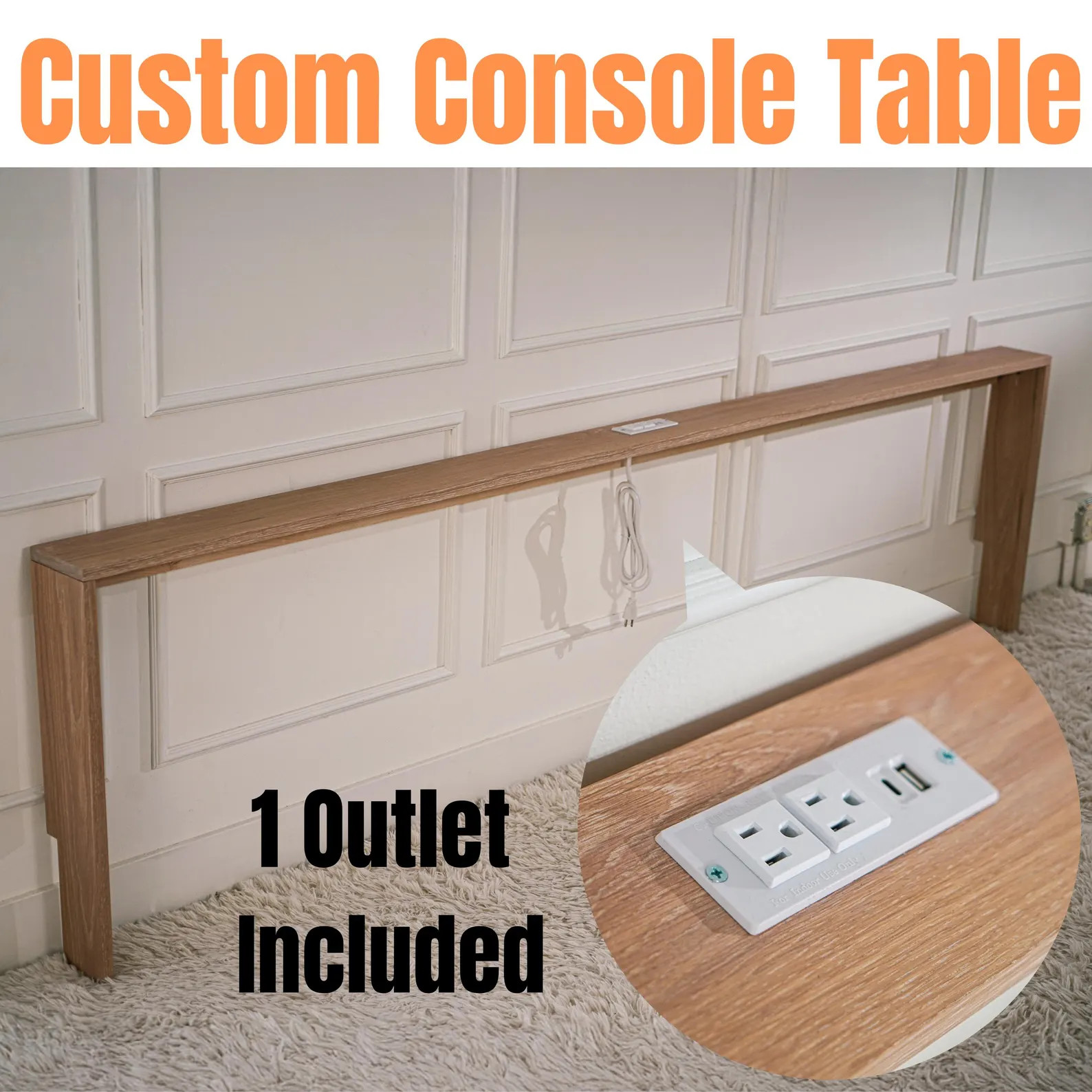 Long Narrow Console Table Narrow Rustic Farmhouse Console Table with Storage Entry Console Table ... | Etsy (US)