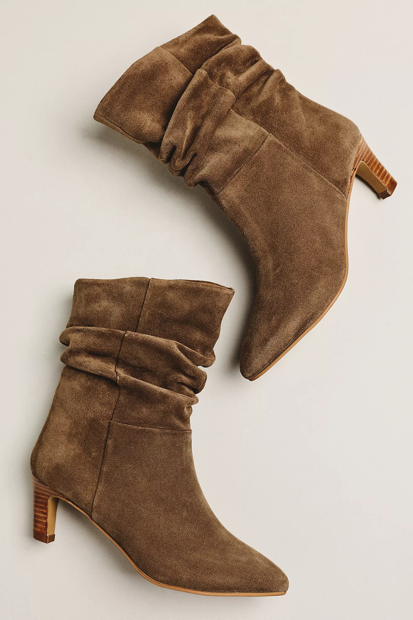 By Anthropologie Suede Scrunch Boots | Anthropologie (US)