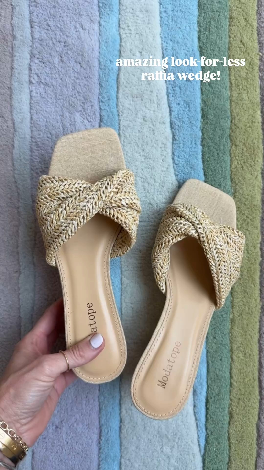 Amazing look for less wedge! Love these! True to size. 

#LTKSeasonal #LTKOver40 #LTKgrwm