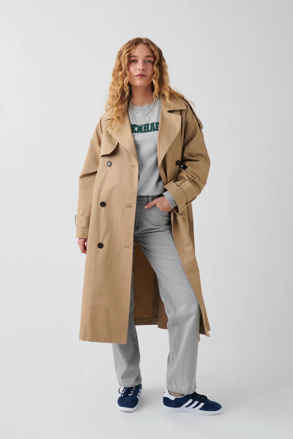 Maxi trench coat - Beige - Dame - Gina Tricot | Gina Tricot SE