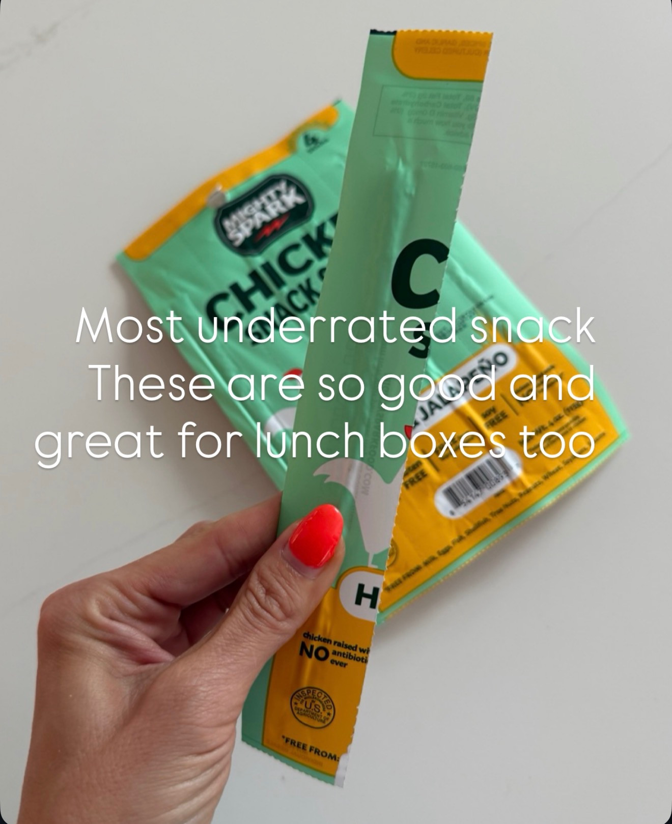 These chicken snack sticks are such an underrated grab for busy days. They’re individually wrapped, easy to toss in a bag or lunch box, and perfect when I want something quick between meals.

chicken snack sticks, high protein snack, lunch box snacks, easy snacks, on the go snacks, protein snacks, snack ideas, busy day essentials, lunch ideas, everyday favorites, annabrstyle

#LTKKids #LTKmomlife #LTKfoodie