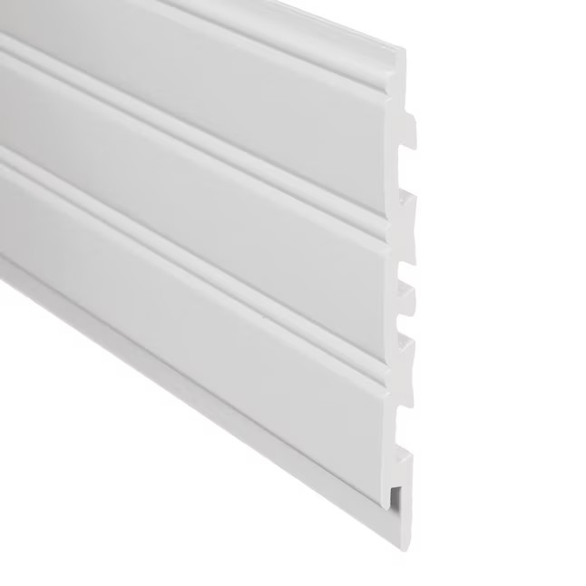 Royal Building Products 5-1/2-in x 8-ft White Beaded/Smooth PVC Tongue and Groove Wall Plank ( 3.... | Lowe's