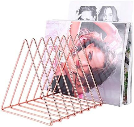 Urban Deco Triangle Desk Organizers Metal Wire Magazine Holder 10 Sections Decorative File Folder... | Amazon (US)