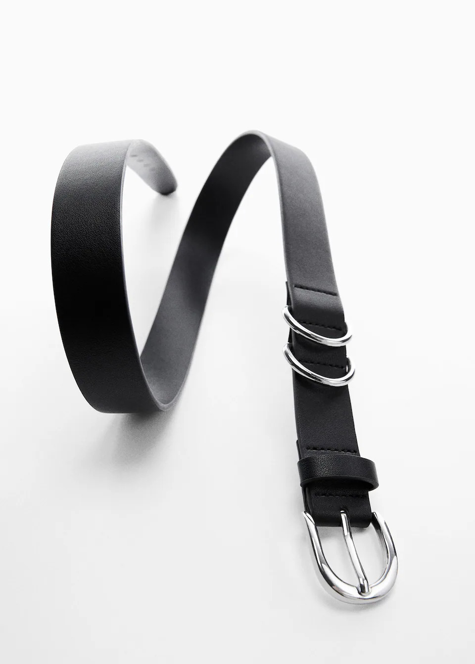 Buckle skinny belt | MANGO (UK)