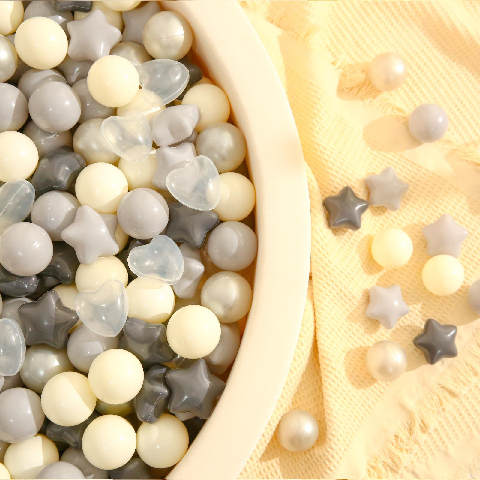 TRENDPLAY Ball Pit Balls Stars : Different Shapes - Mix Stars Shapes for Kids, Perfect for Partie... | Amazon (US)