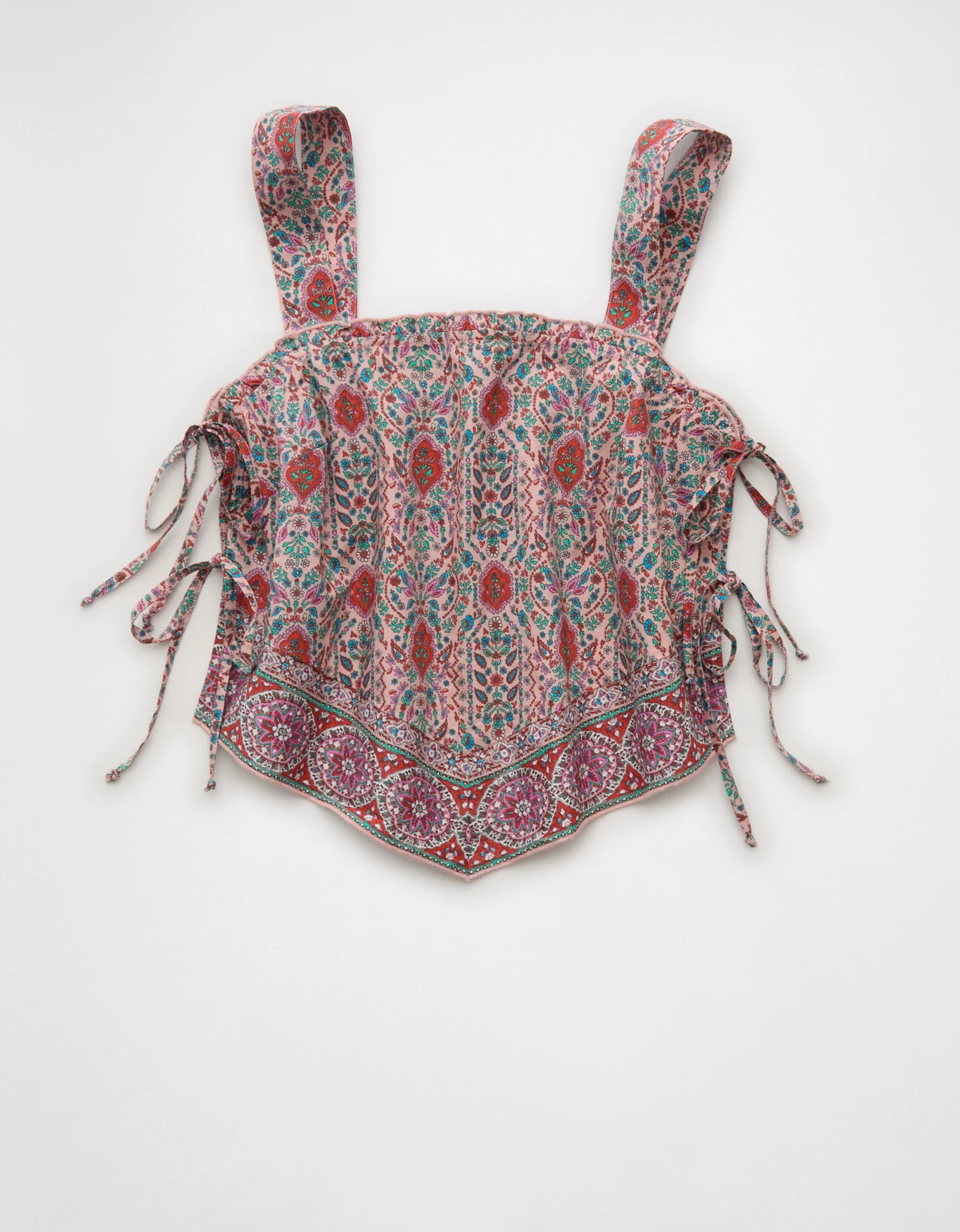 AE Cropped Side-Tie Bandana Cami | American Eagle Outfitters (US & CA)