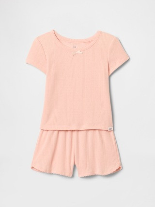 Baby & Toddler Recycled Pointelle PJ Set | Gap (US)