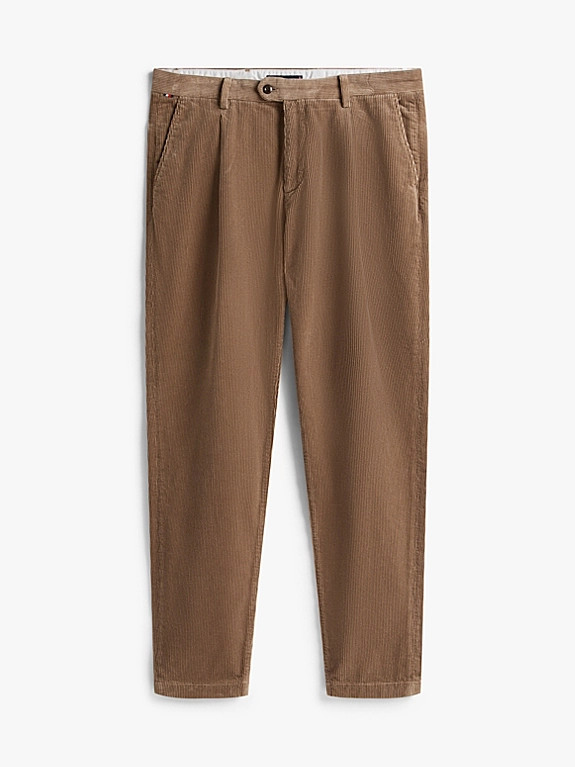 Harlem Tapered Fit Cord-Chinos mit Falten | Tommy Hilfiger (DE)