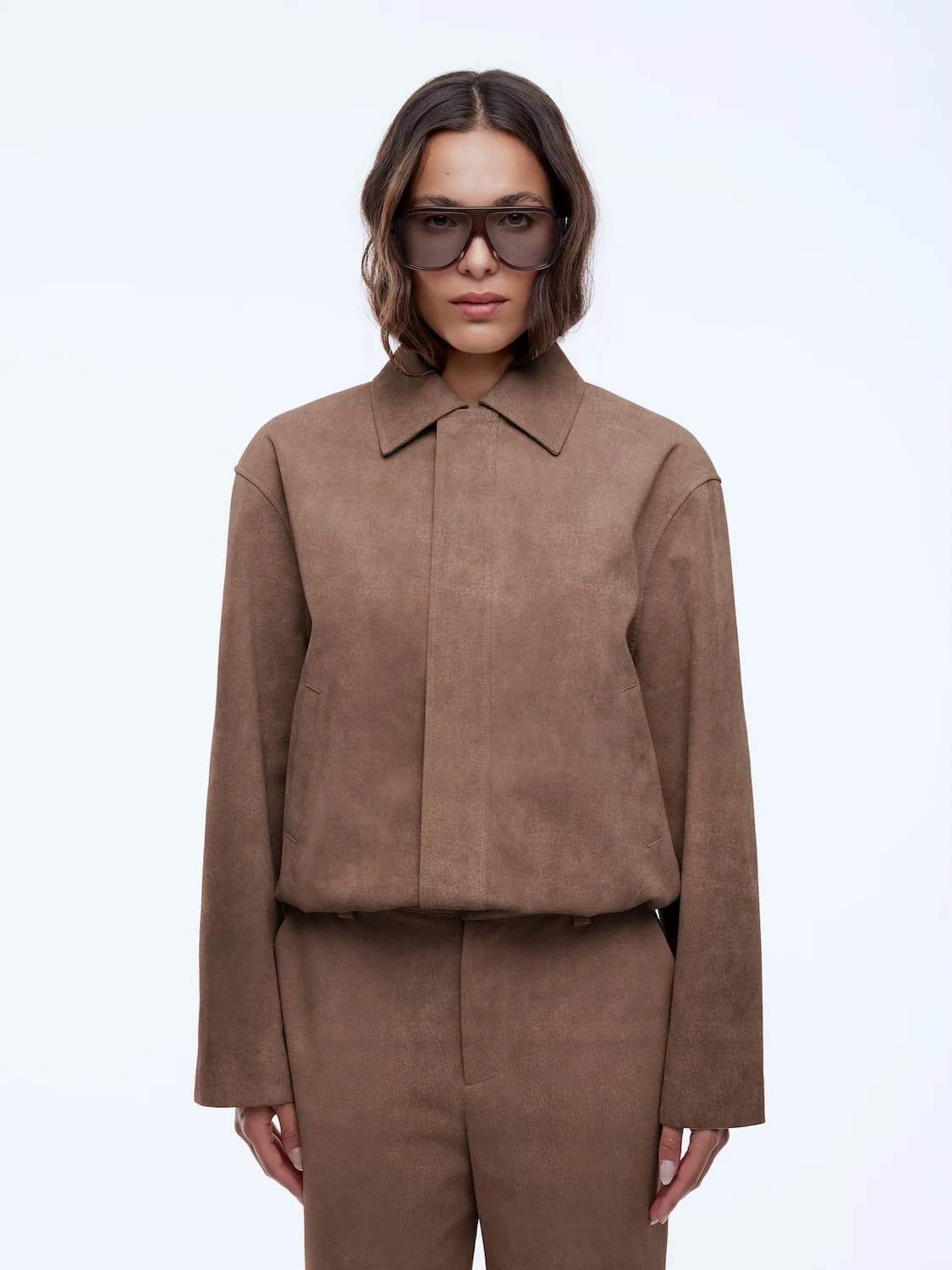 ANA SUEDE BOMBER | Ena Pelly