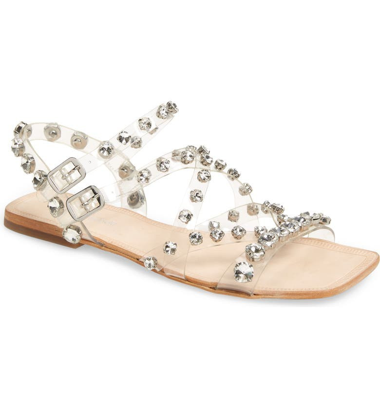 Calath-JV Crystal Embellished Strappy Sandal | Nordstrom