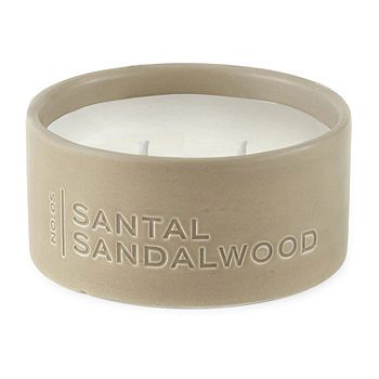 11oz 2- Wick Santal Sandalwood Ceramic Jar Candle | JCPenney