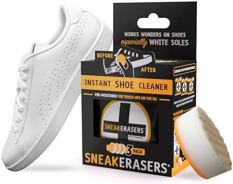 SneakERASERS Instant Sneaker Cleaner Sponge, Effective Shoe Cleaning for White Sneakers, Tennis S... | Amazon (US)