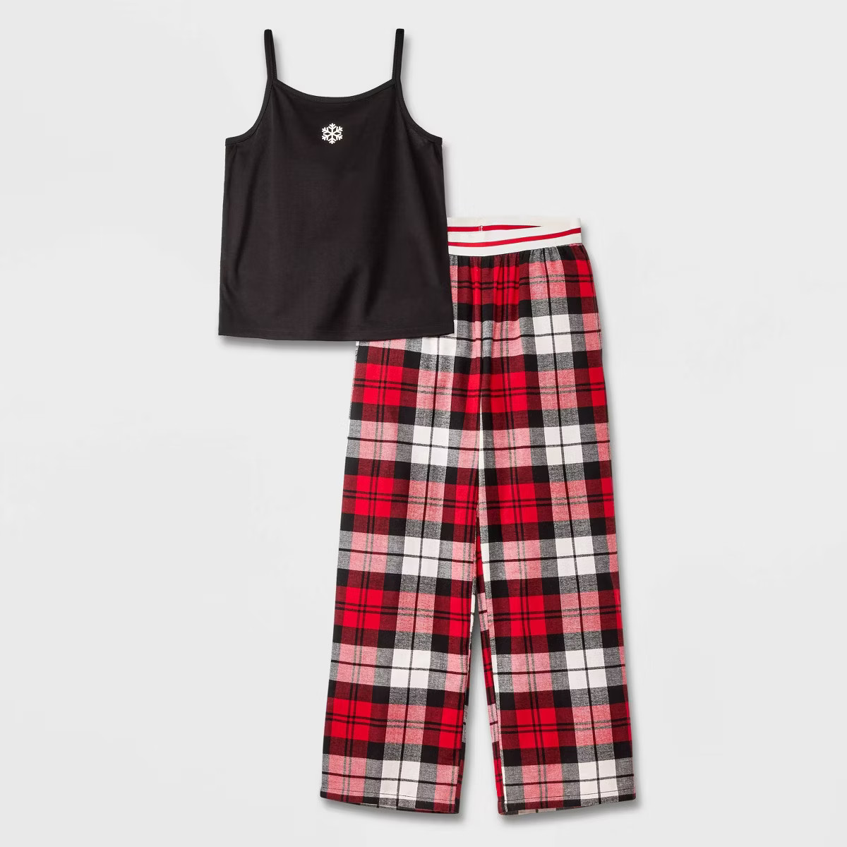 Girls' 2pc Cami/Flannel Pant Pajama Set - art class™ | Target
