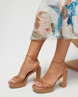 Knotted Platform Sandal | White House Black Market