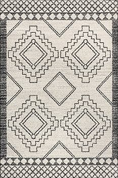 JONATHAN Y MOH200A-8 Amir Moroccan Beni Souk Indoor Area-Rug Bohemian Farmhouse Rustic Geometric ... | Amazon (US)