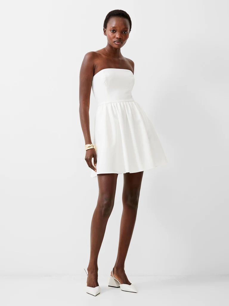 Whisper Strapless Peplum Dress | French Connection (US)