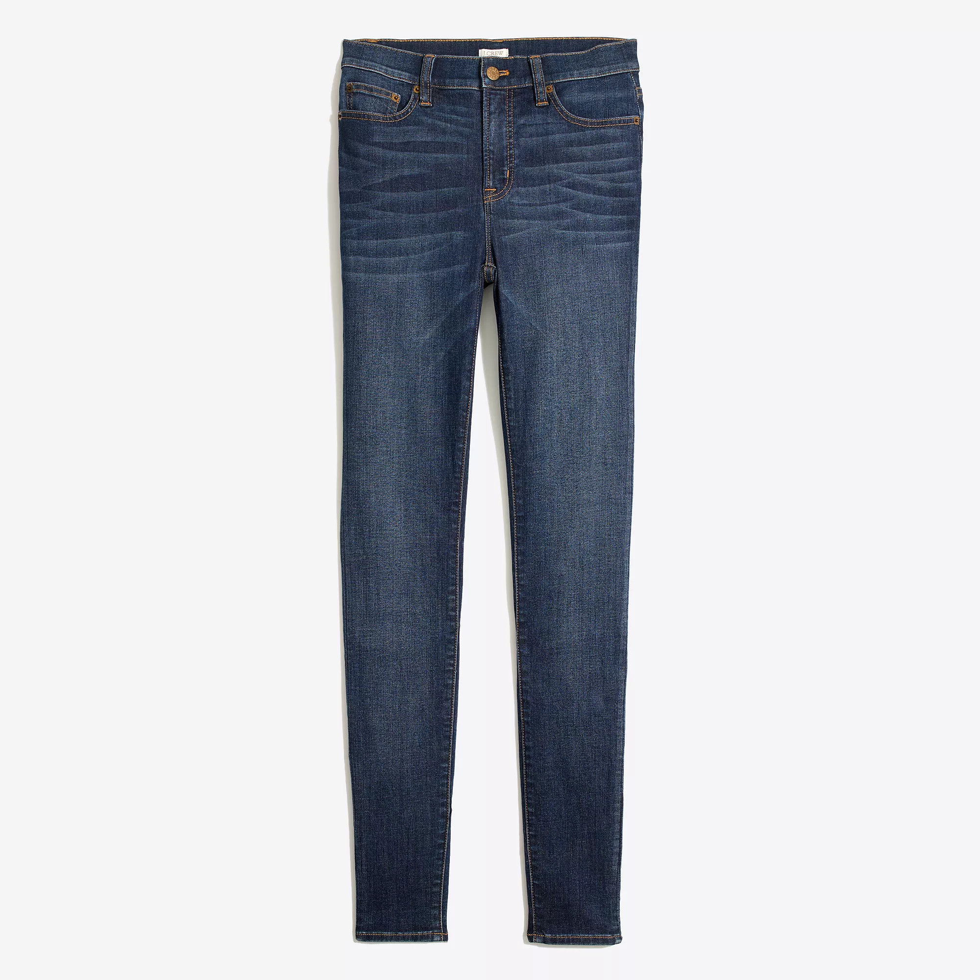Classic blue wash high-rise skinny jean with 29" inseam | J.Crew Factory