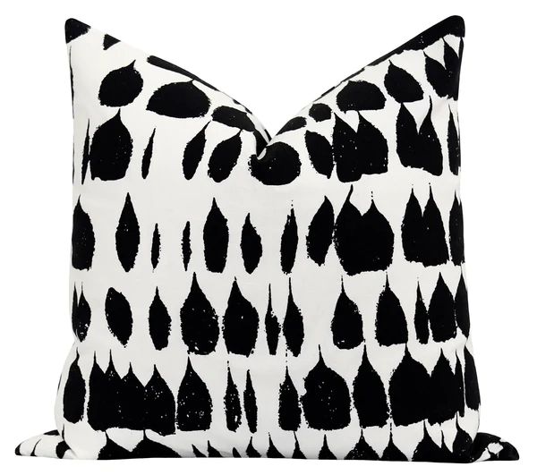 Queen of Spain Black Throw Pillow | Land of Pillows