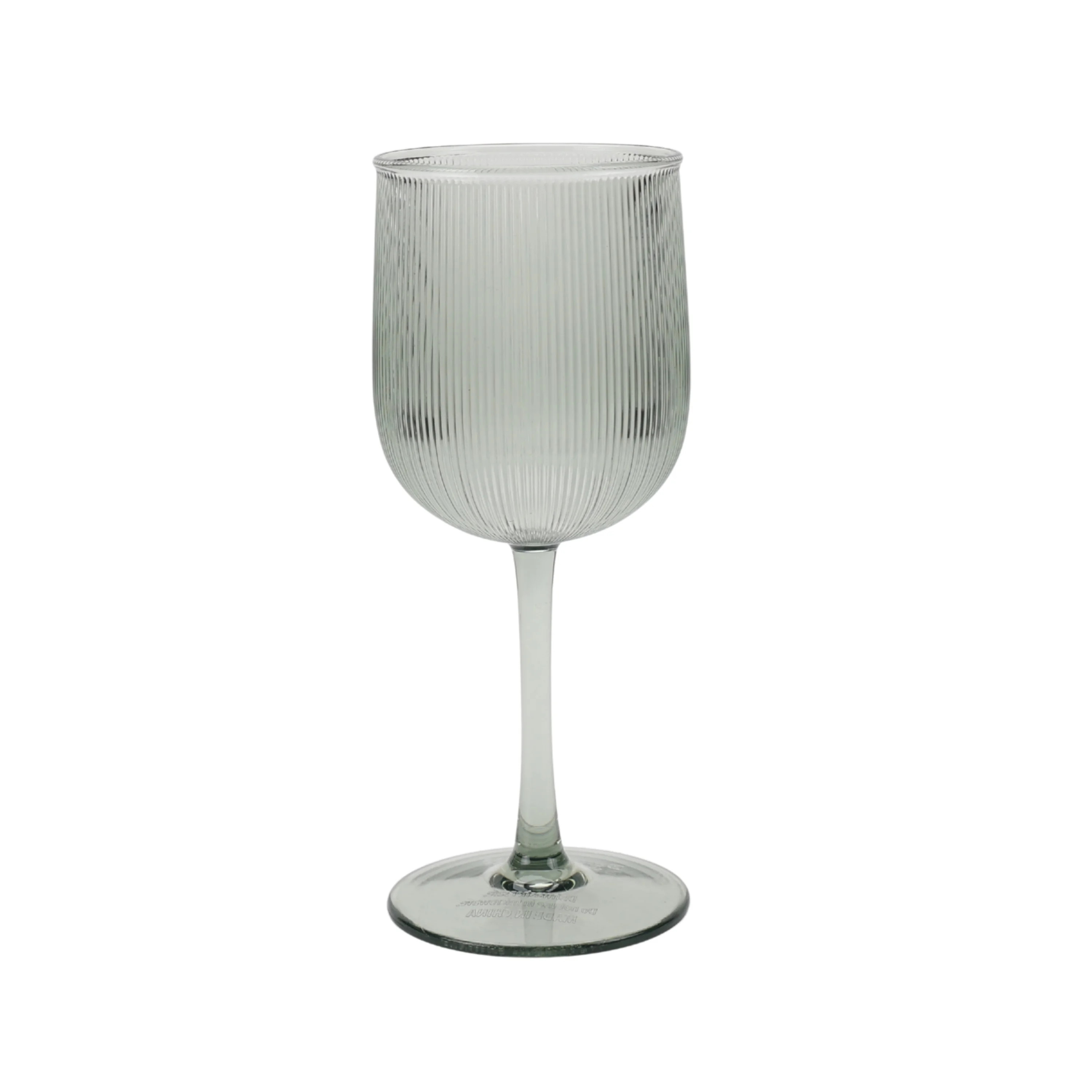 Better Homes and Gardens 12-Ounce Green Ribbed Tritan Wine Glass | Walmart (US)
